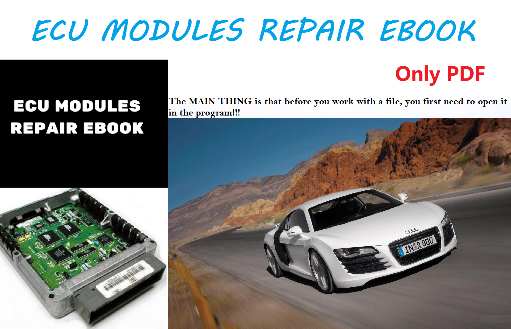 Electronics Repair Guide - ECU Modules Repair Ebook - Comprehensive