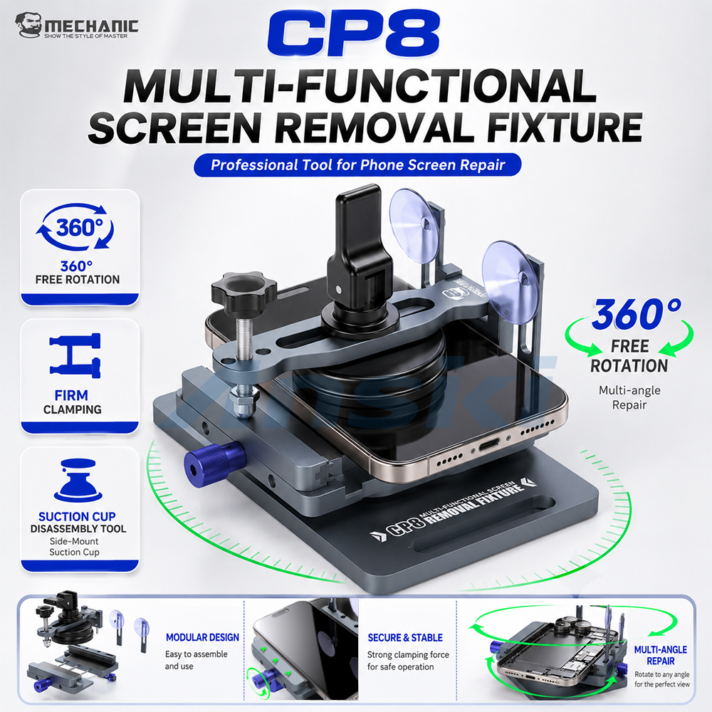 Screen Separator Machine - MECHANIC CP8 360° Rotating Screen Removal