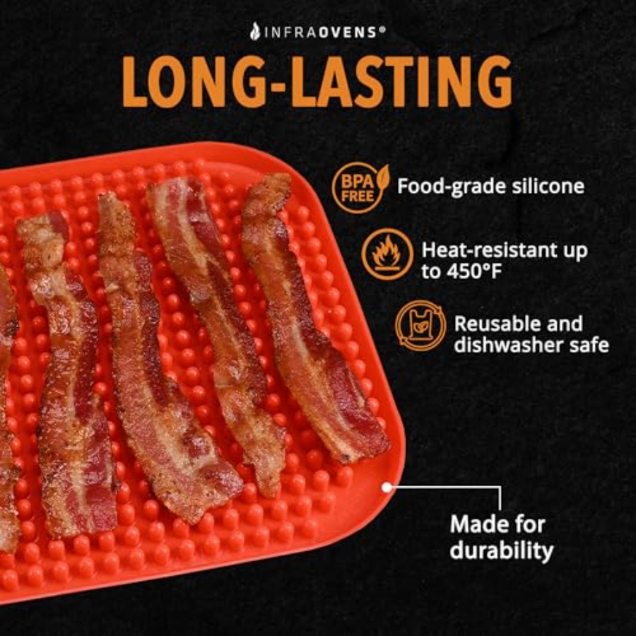 Air Fryer Liners Set of 3 with - Heat Mat Silicone บทวิจารณ์และราคา