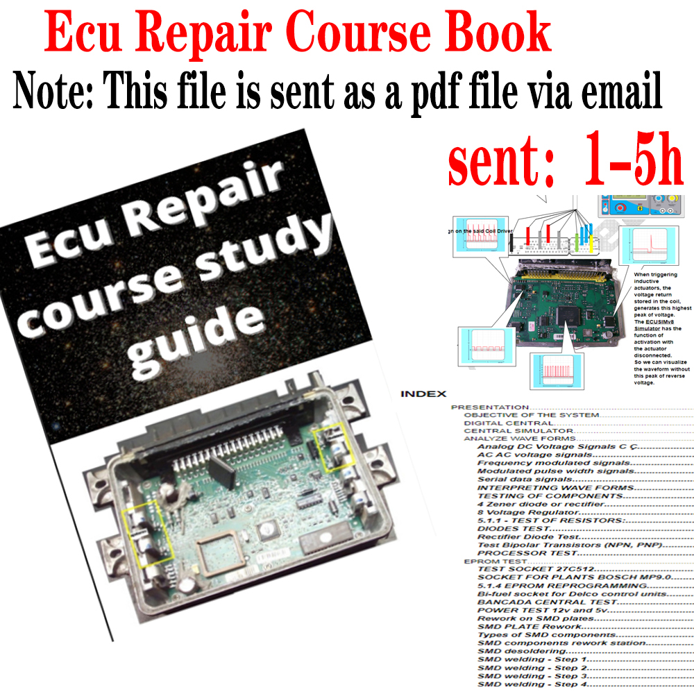 5 PCS ECU REPAIR Manuals Repai - Electronics Repair Guide บทวิจารณ์และราคา
