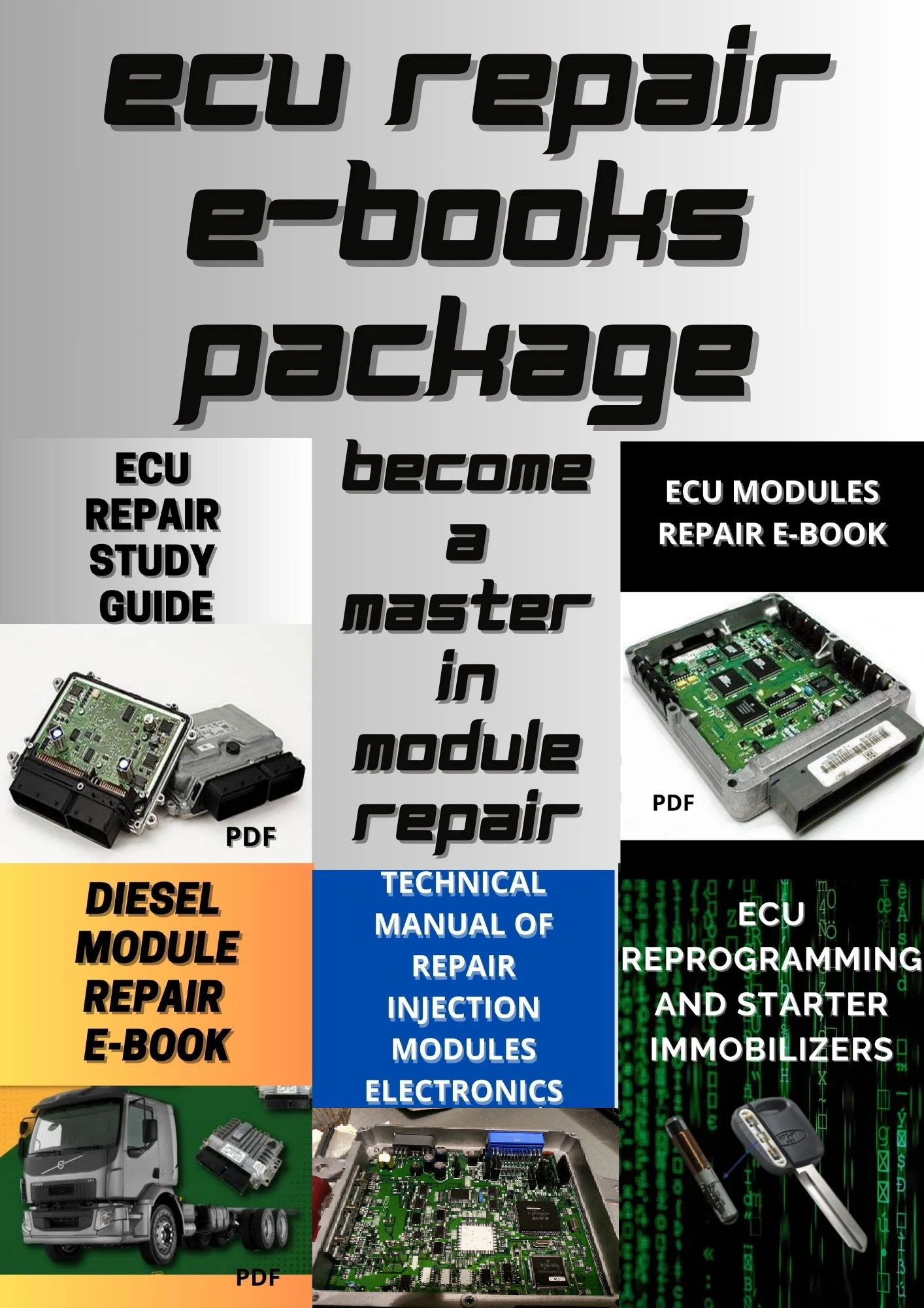 ECU Module Repair Ebooks Packa - Electronics Repair Guide บทวิจารณ์และราคา