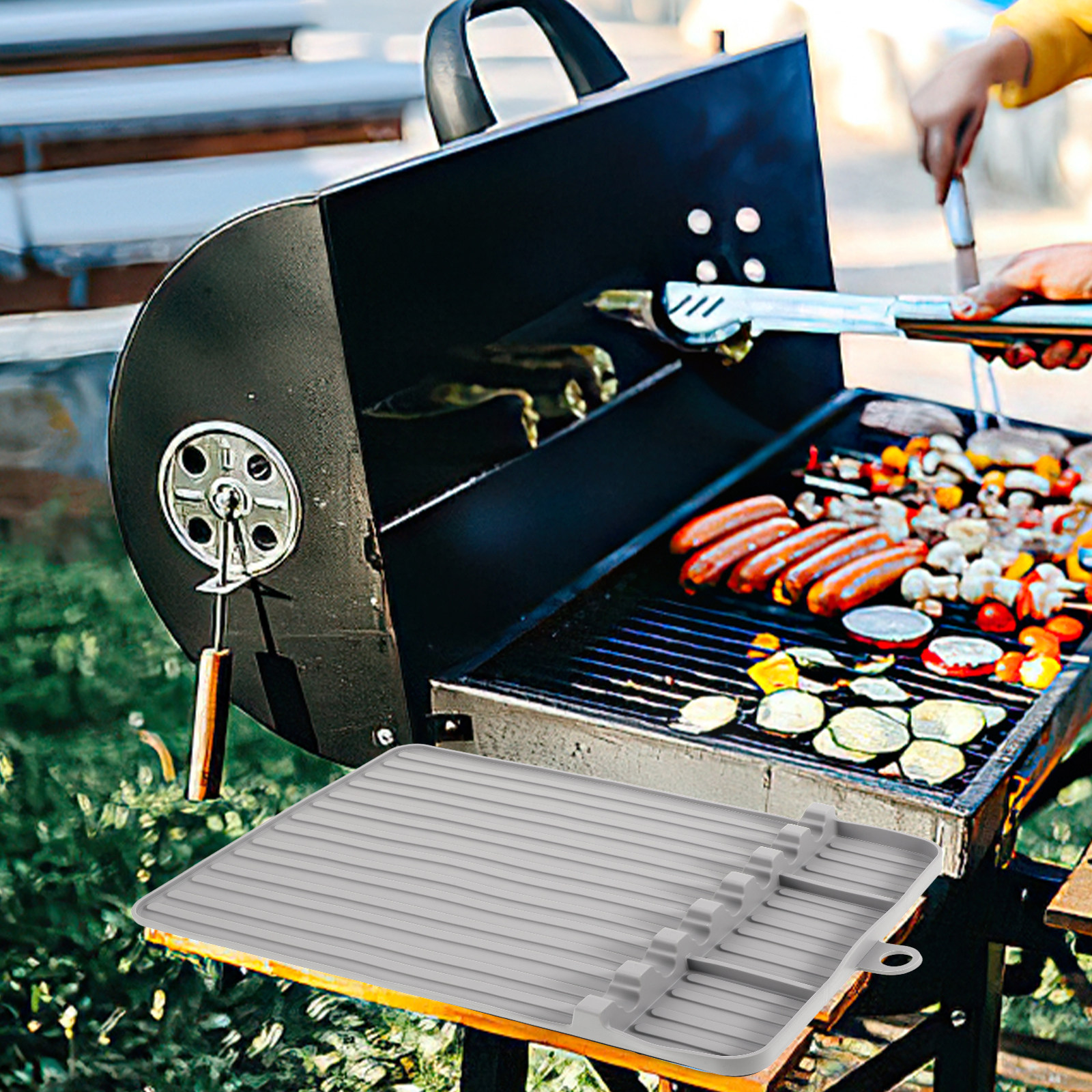 Silicone Grill Side Shelf Mat  - Heat Mat Silicone บทวิจารณ์และราคา