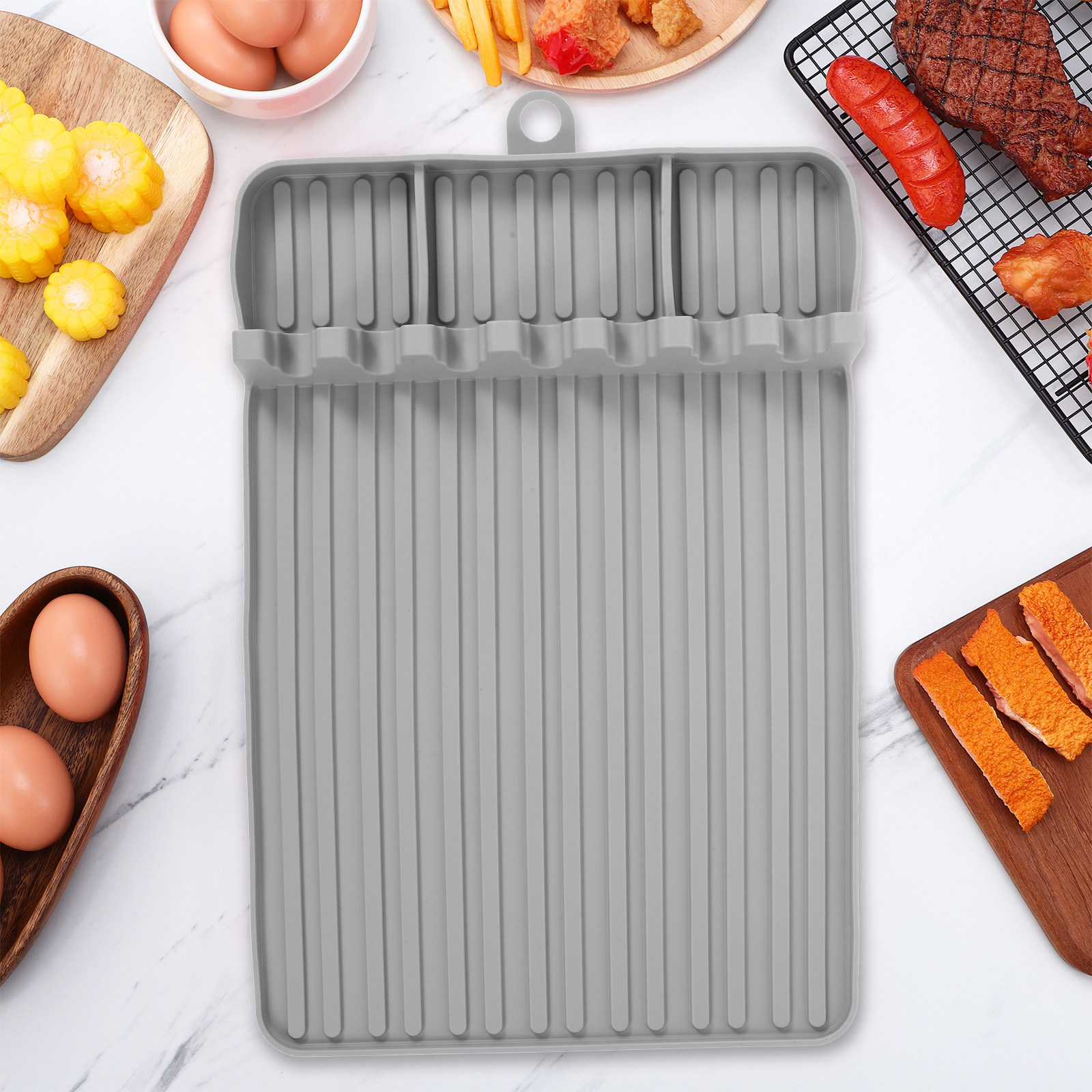Silicone Grill Side Shelf Mat  - Heat Mat Silicone บทวิจารณ์และราคา