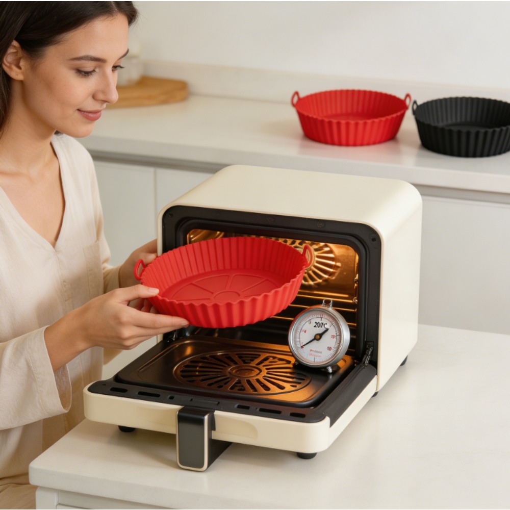 Reusable Silicone Air Fryer Li - Heat Mat Silicone บทวิจารณ์และราคา
