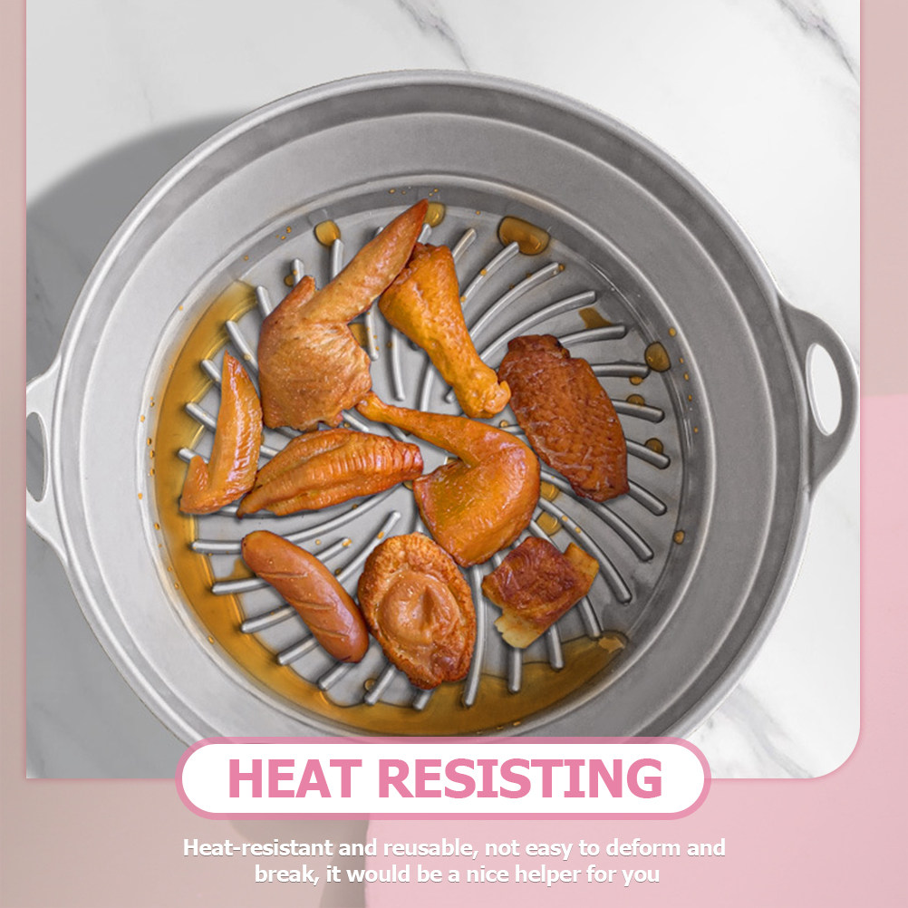 2Pcs Air Fryer Silicone Liner  - Heat Mat Silicone บทวิจารณ์และราคา
