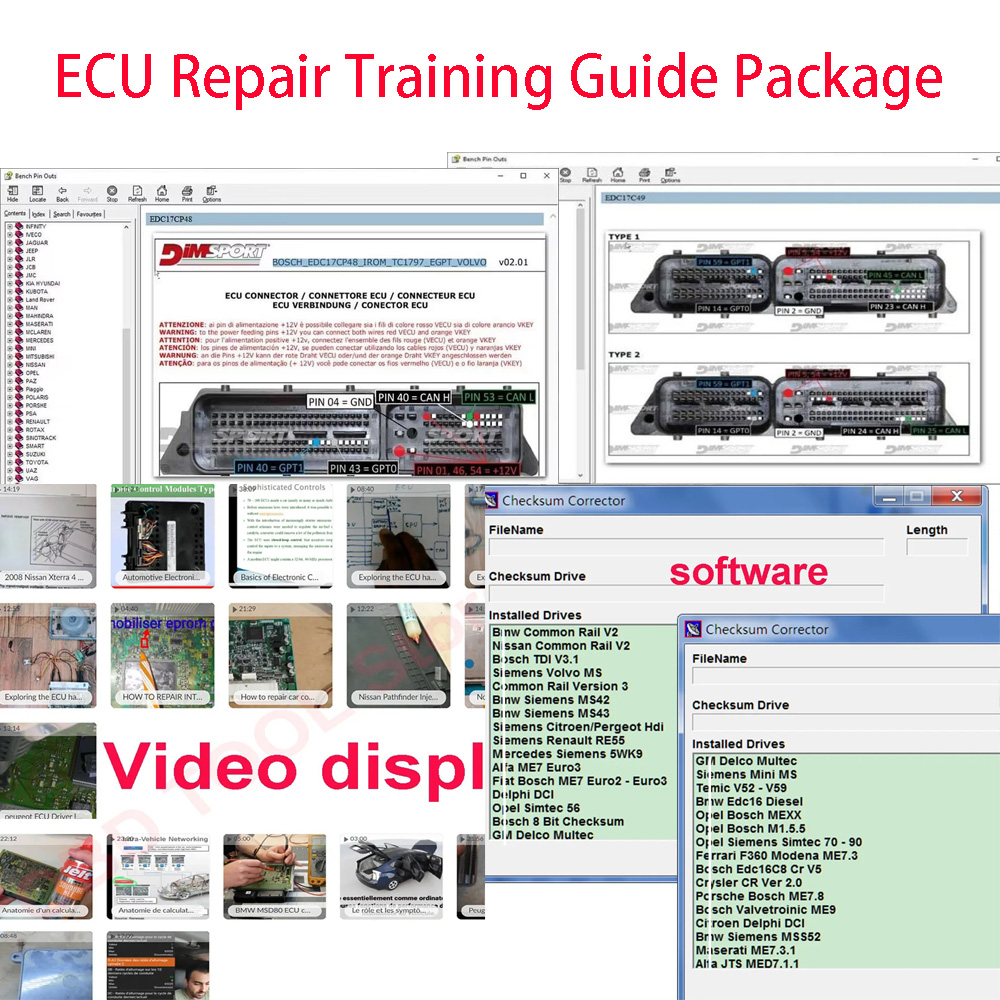 ECU Repair Training Guide Pack - Electronics Repair Guide บทวิจารณ์และราคา