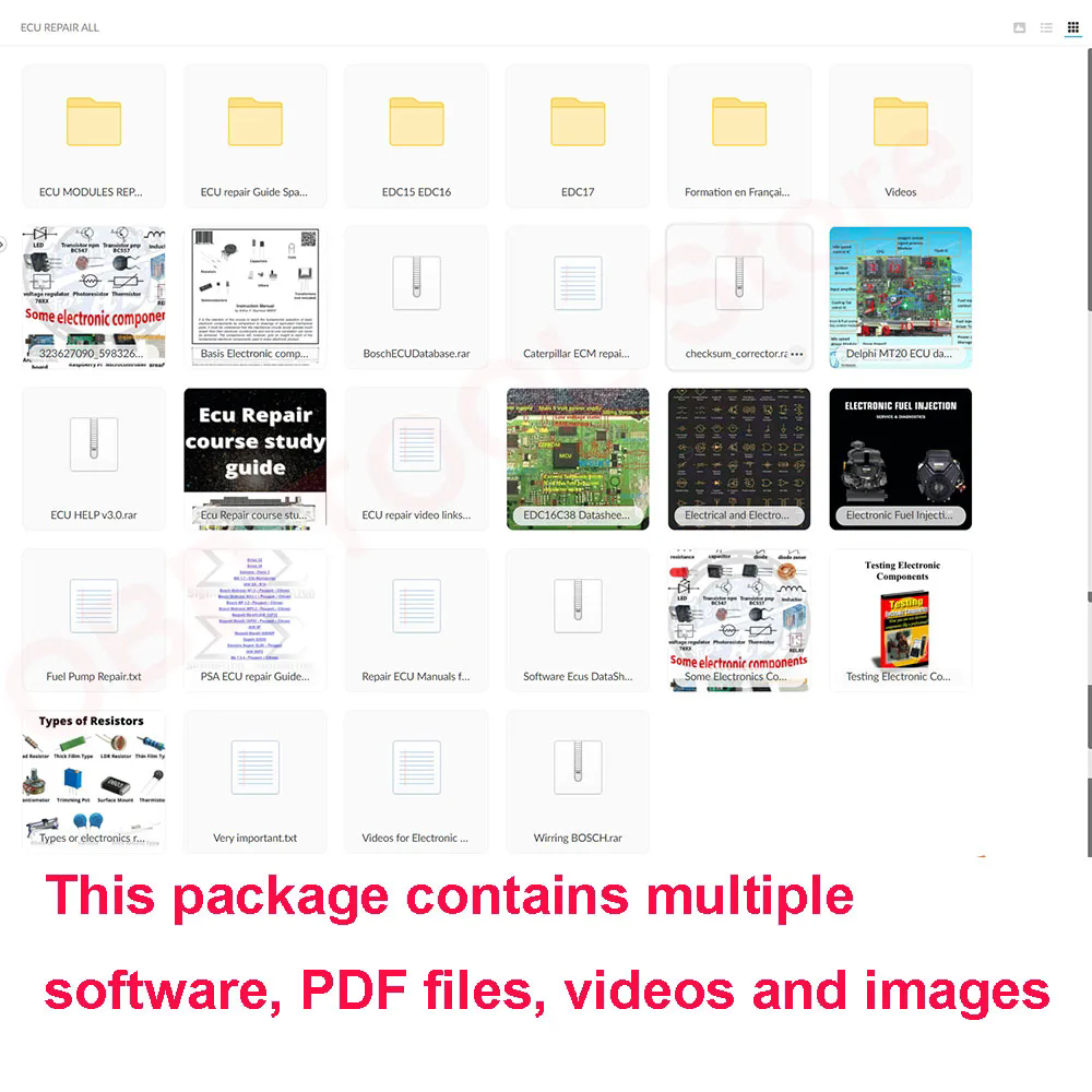 ECU Repair Training Guide Pack - Electronics Repair Guide บทวิจารณ์และราคา