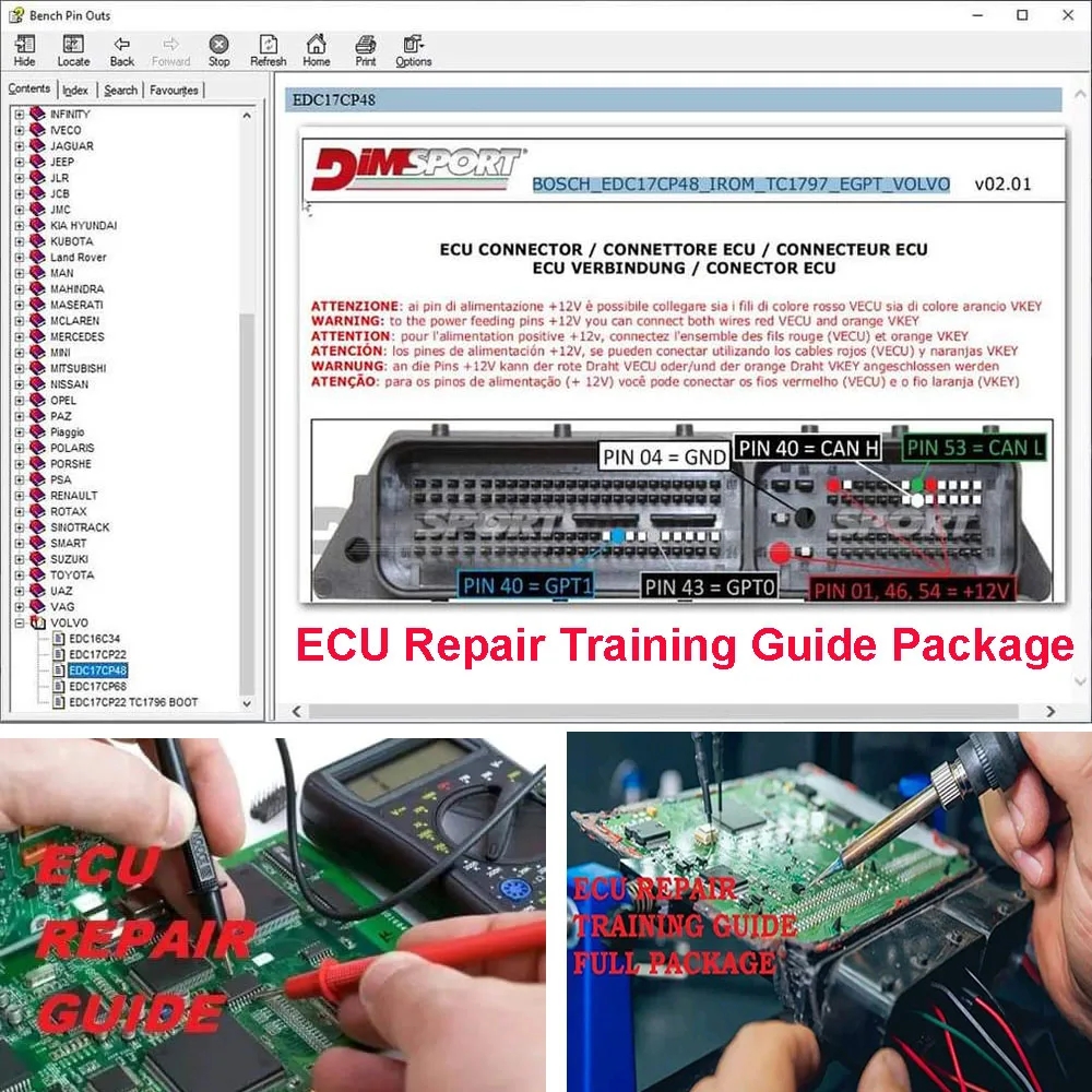 ECU Repair Training Guide Pack - Electronics Repair Guide บทวิจารณ์และราคา