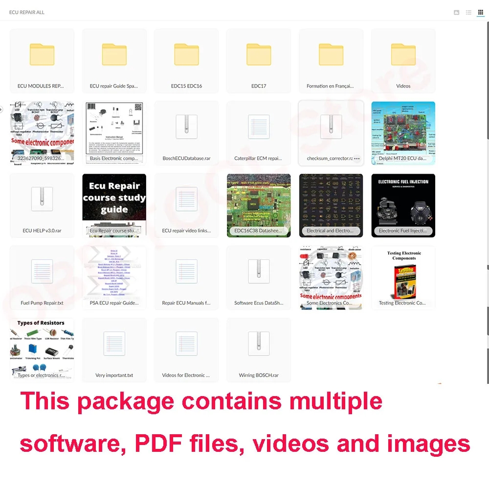 ECU Repair Training Package Gu - Electronics Repair Guide บทวิจารณ์และราคา