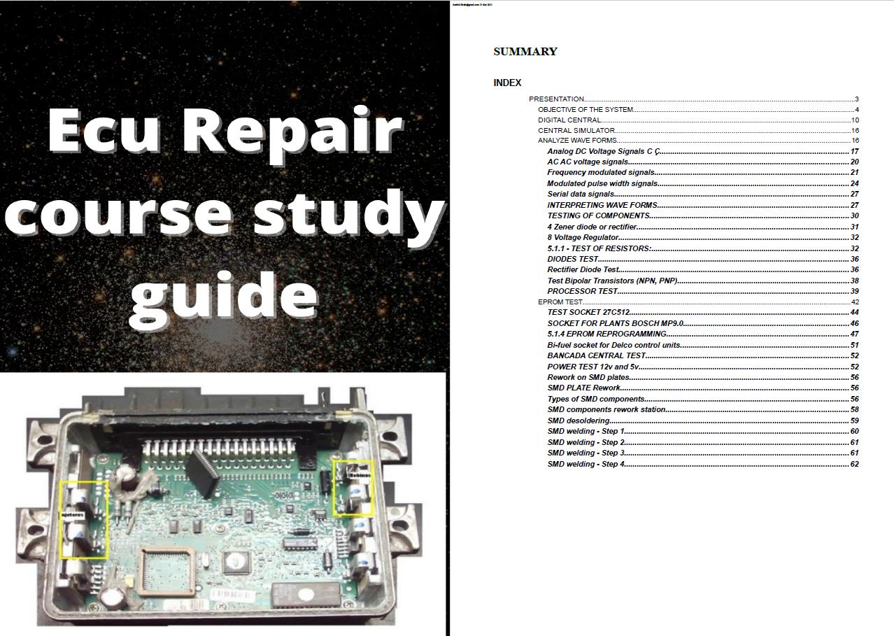5 PCS ECU REPAIR Manuals Repai - Electronics Repair Guide บทวิจารณ์และราคา