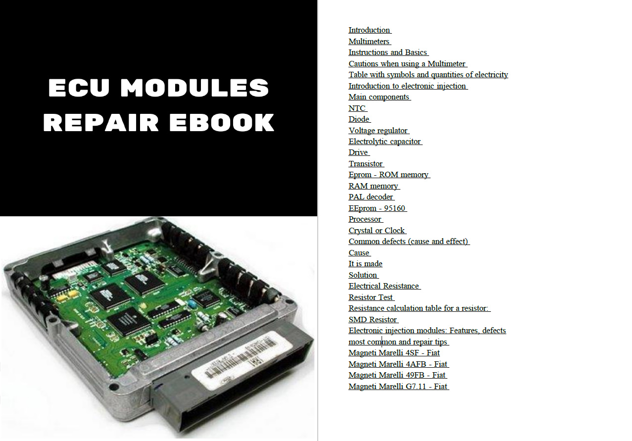 5 PCS ECU REPAIR Manuals Repai - Electronics Repair Guide บทวิจารณ์และราคา