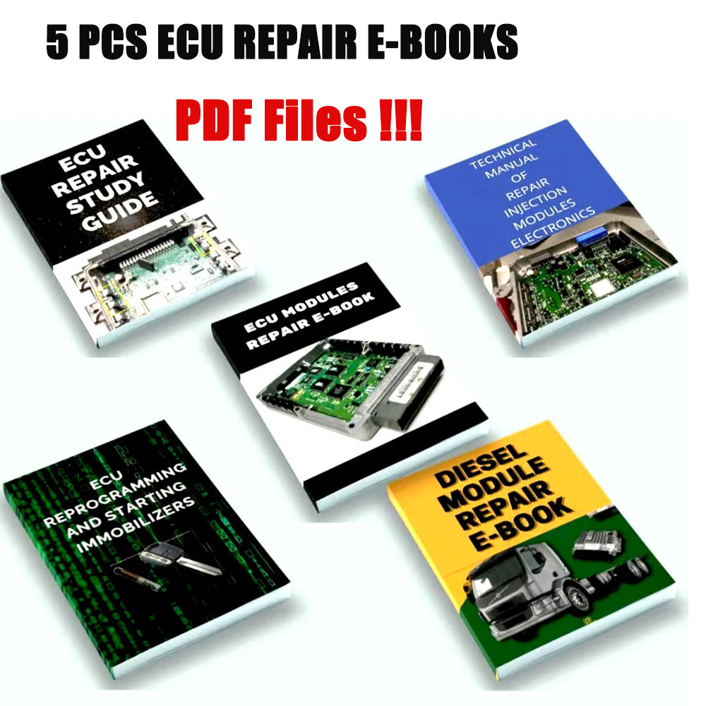 5 PCS ECU REPAIR Manuals E-BOO - Electronics Repair Guide บทวิจารณ์และราคา