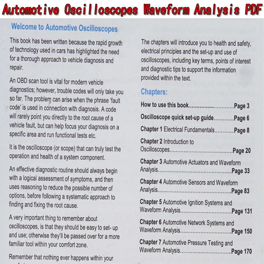Automotive Oscilloscopes Wavef - Electronics Repair Guide บทวิจารณ์และราคา