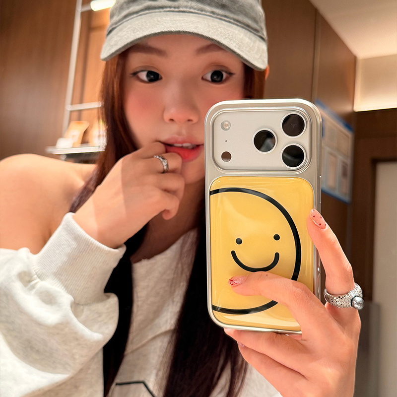 Ins Minimalist Lines Smiling F - Back Cover Adhesive บทวิจารณ์และราคา