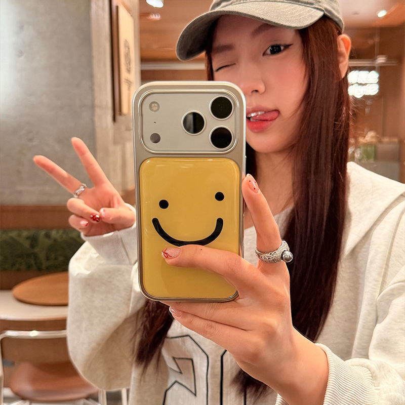 Ins Minimalist Lines Smiling F - Back Cover Adhesive บทวิจารณ์และราคา