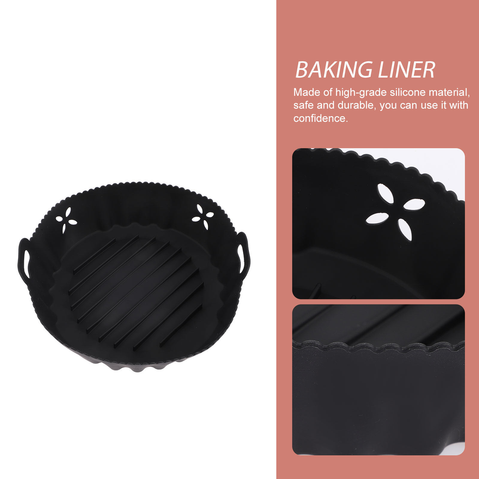Reusable Silicone Air Fryer Li - Heat Mat Silicone บทวิจารณ์และราคา