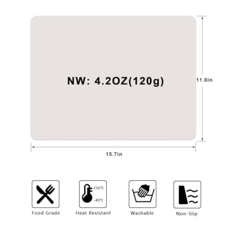 Silicone Placemats, Food-Grade - Heat Mat Silicone บทวิจารณ์และราคา