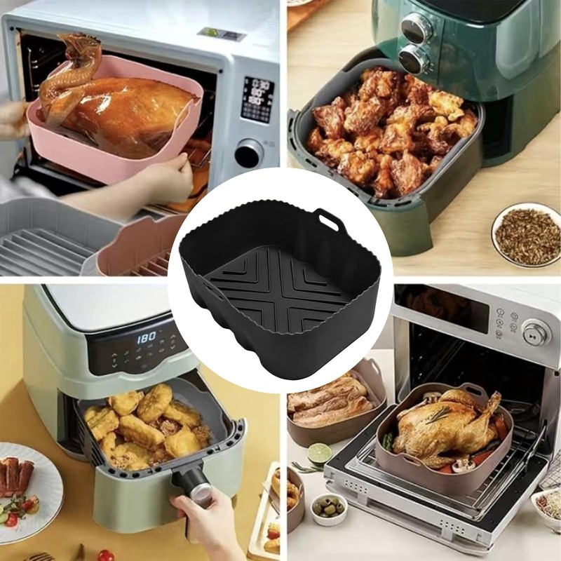 Reusable Silicone Air Fryer Li - Heat Mat Silicone บทวิจารณ์และราคา